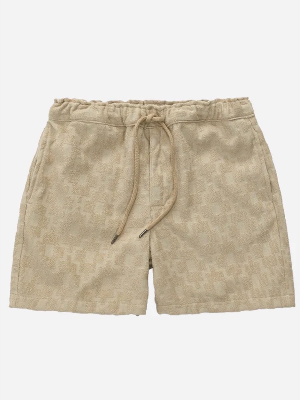 Beige Machu Terry Shorts